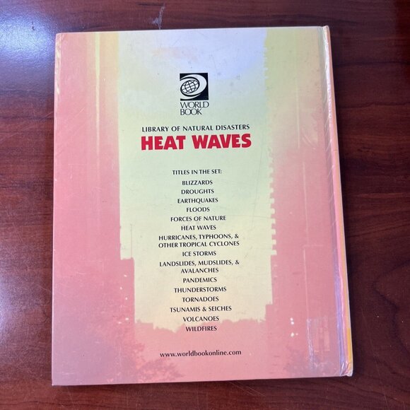 WORLD BOOK Library Of Natural Disasters Set 7 Hardcover Reference Books Vintage - Picture 9 of 16